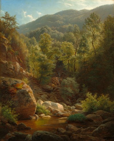 Szene in den Catskills, 1858 von Paul Weber